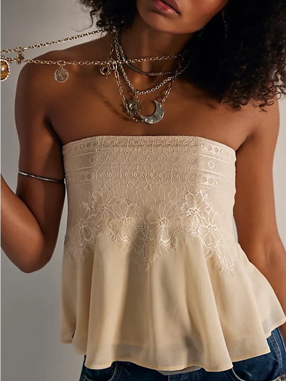 Free People Alice Tube Top XS NWT